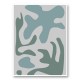 Seaweed Teal No 2 Art Print