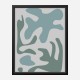 Seaweed Teal No 2 Art Print