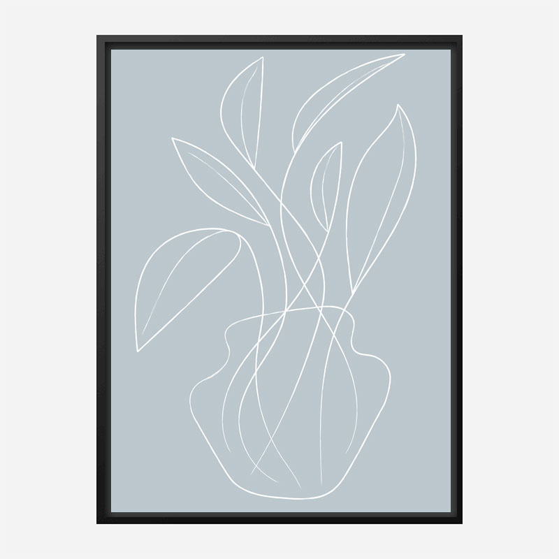 Vase Lines Art Print