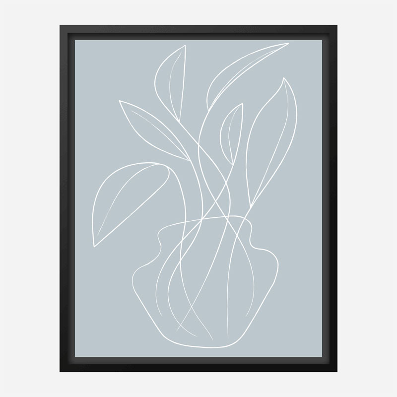 Vase Lines Art Print