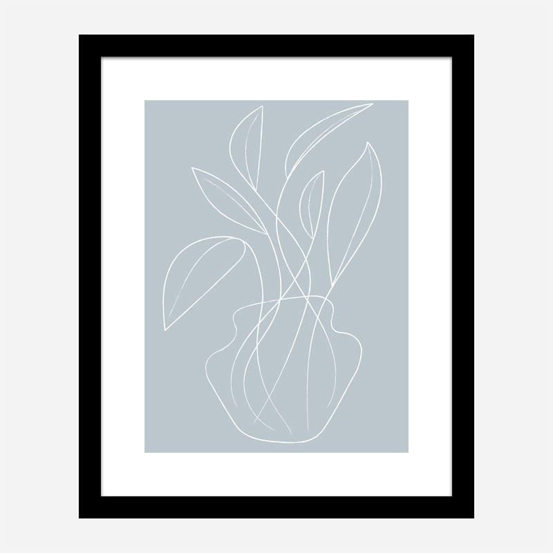 Vase Lines Art Print