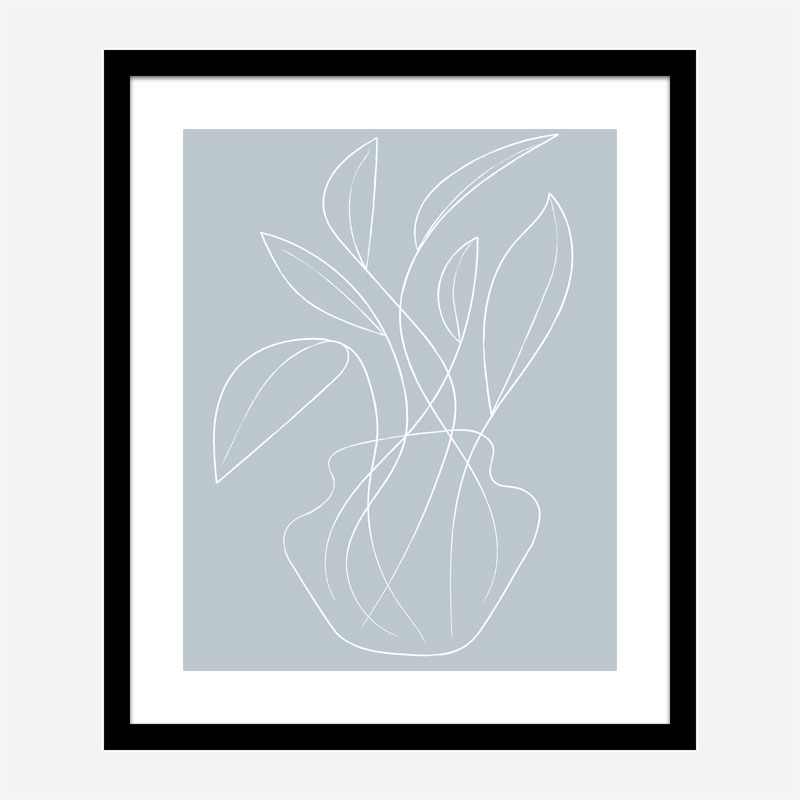 Vase Lines Art Print