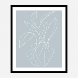 Vase Lines Art Print