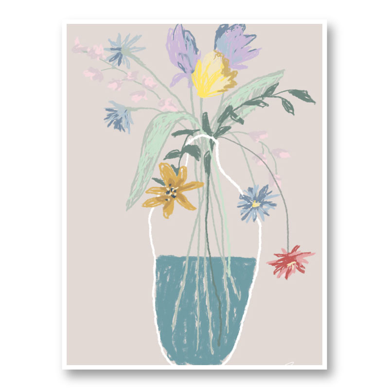 Flower Bouquet Art Print