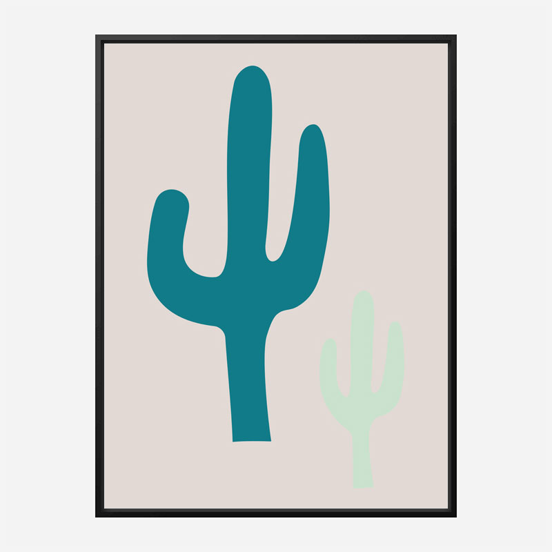 Cactus Beige Art Print