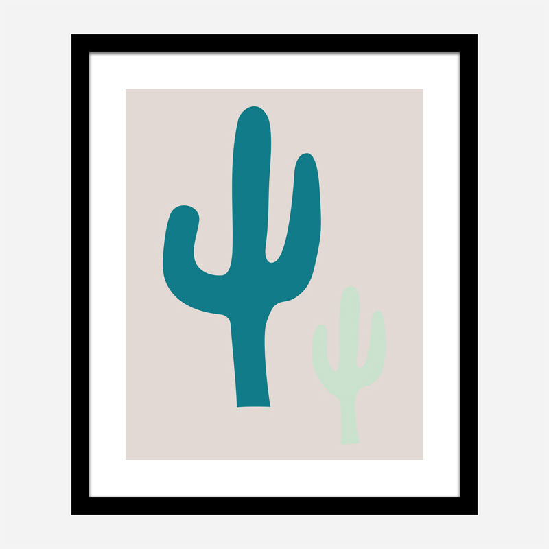 Cactus Beige Art Print