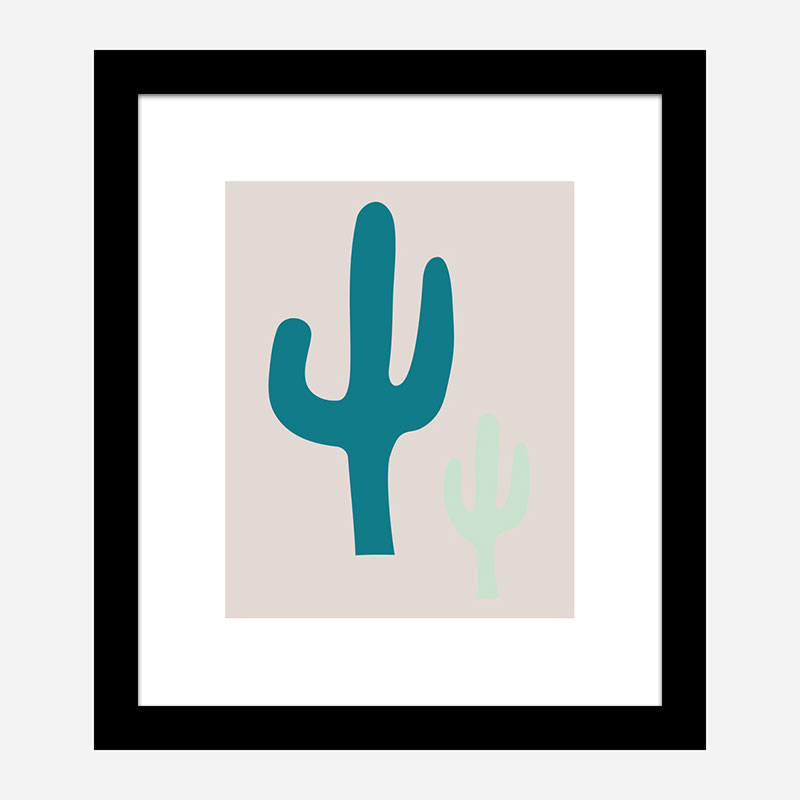 Cactus Beige Art Print