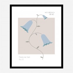 Bluebells Studio Bac Art Print