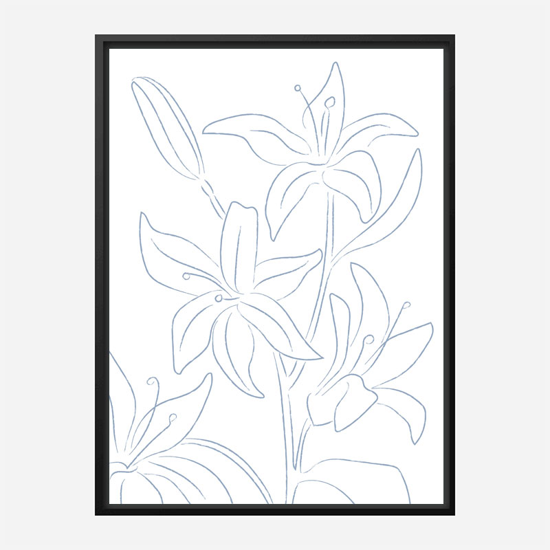 Lillies No 01 Art Print