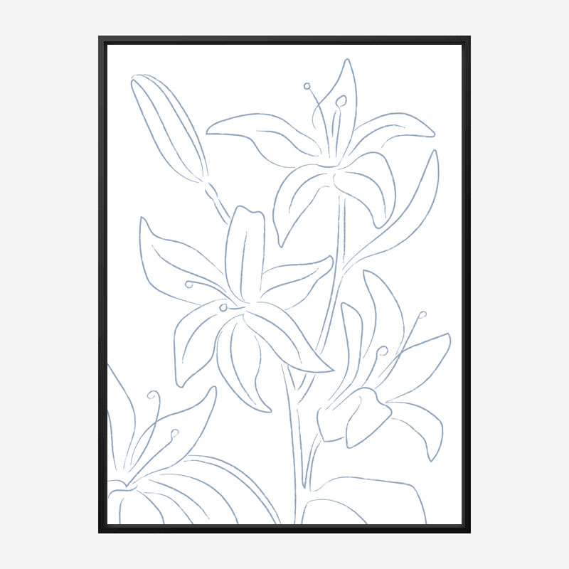 Lillies No 01 Art Print