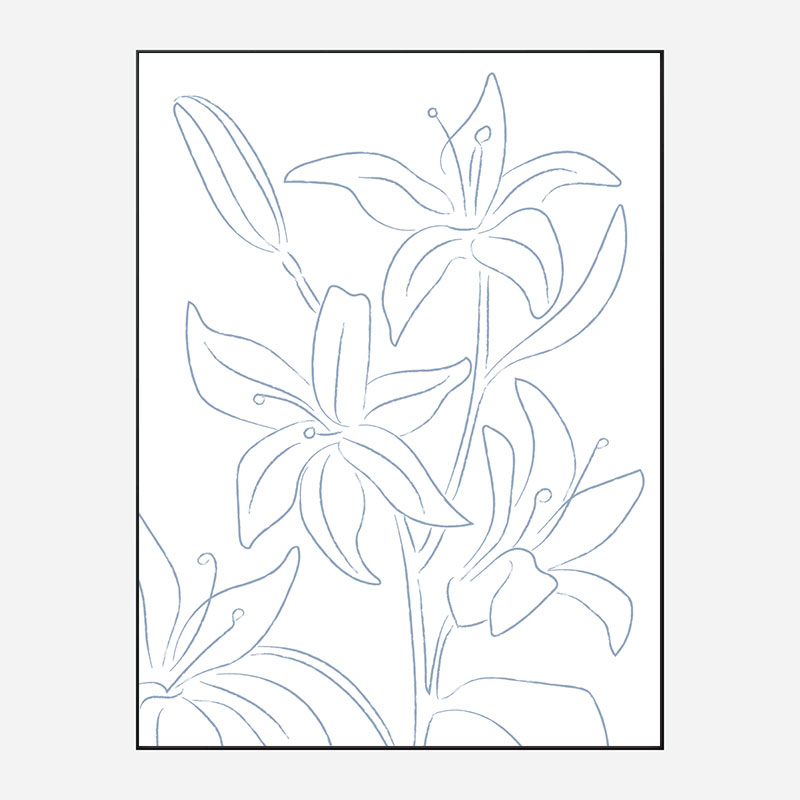 Lillies No 01 Art Print