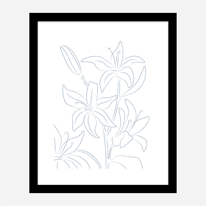 Lillies No 01 Art Print