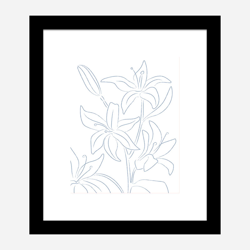 Lillies No 01 Art Print Lillies No 01 Art Print