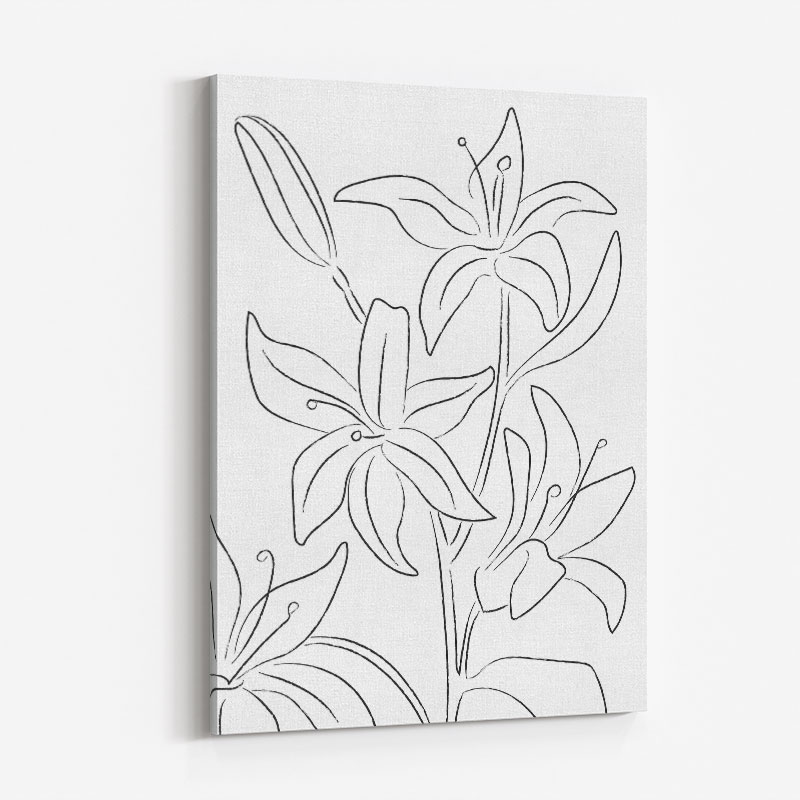 Lillies No 02 Art Print Lillies No 02 Art Print