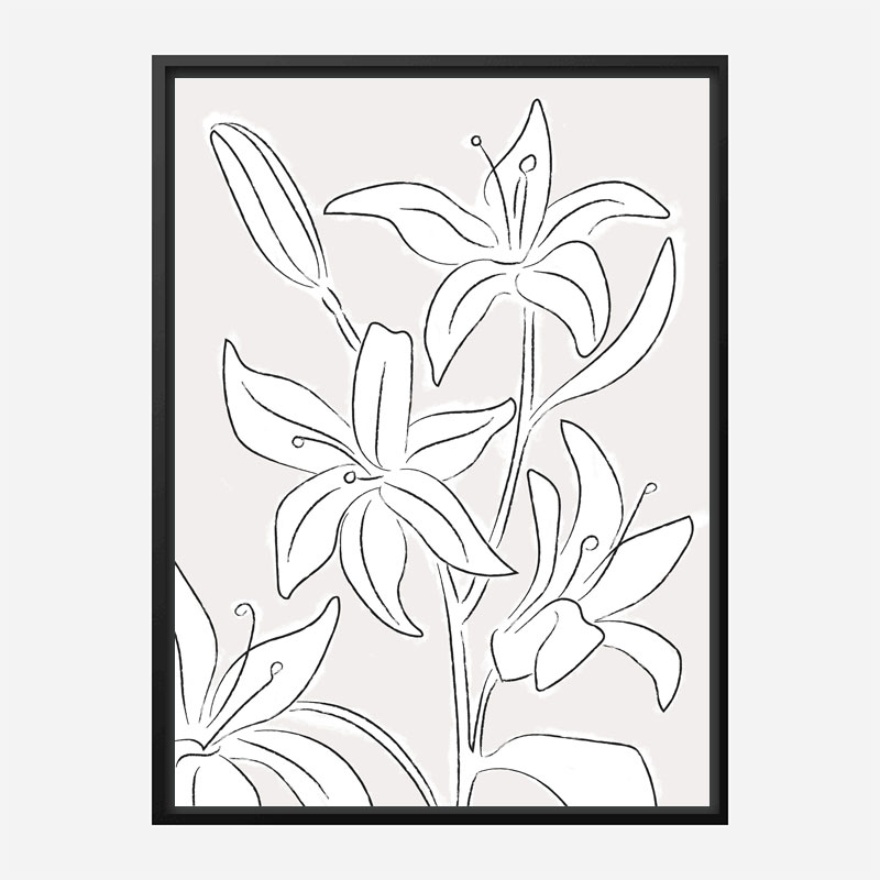 Lillies No 03 Art Print