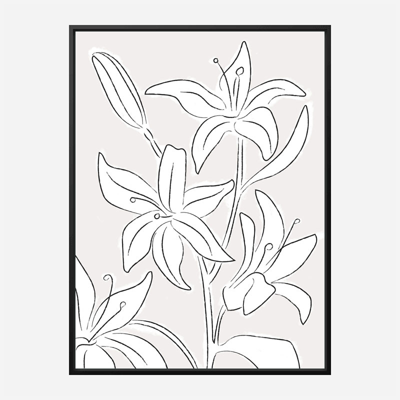 Lillies No 03 Art Print