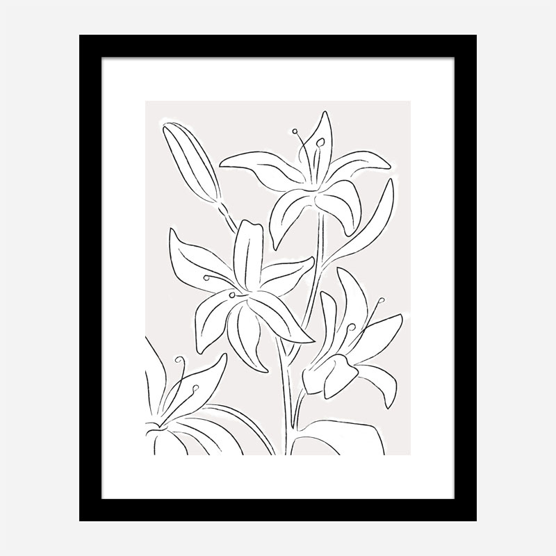 Lillies No 03 Art Print