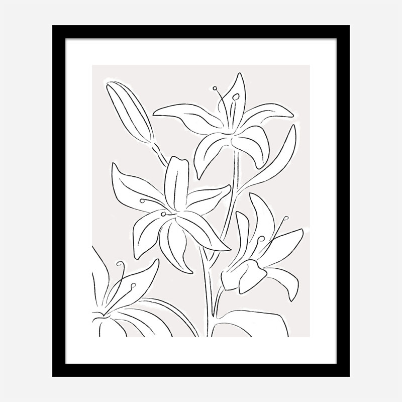 Lillies No 03 Art Print