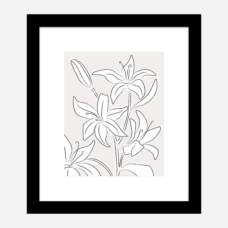 Lillies No 03 Art Print