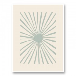 The Sun Grey Art Print