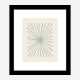 The Sun Grey Art Print