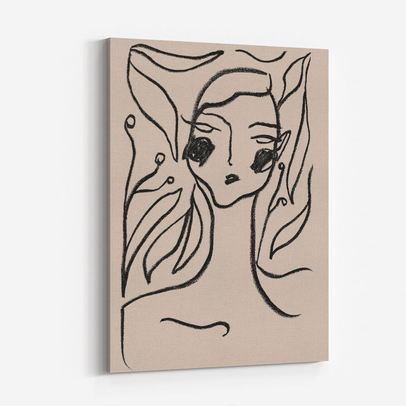 Gaia Black Art Print Gaia Black Art Print
