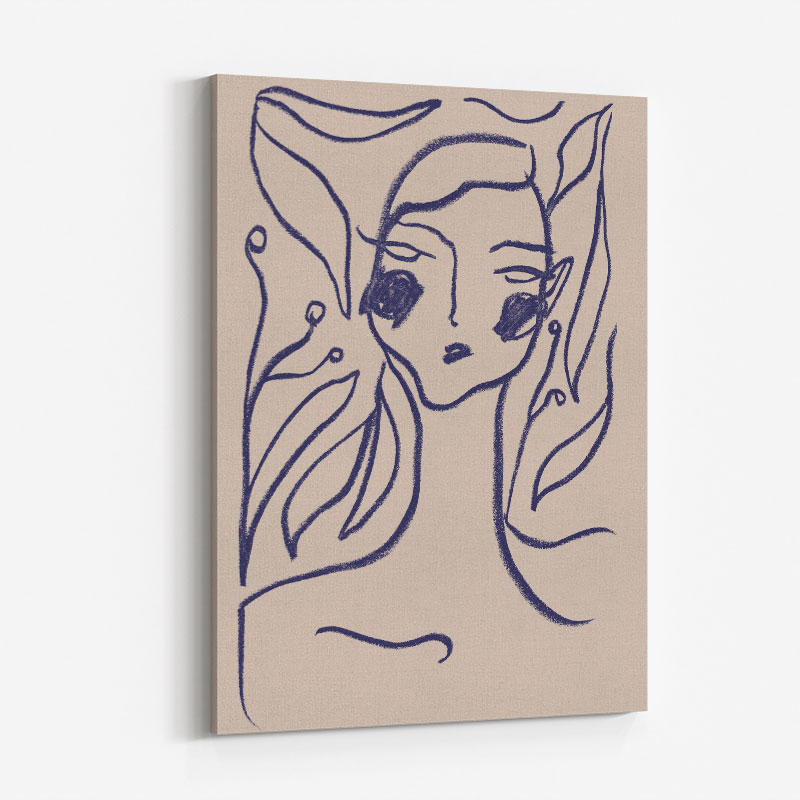 Gaia Blue Art Print Gaia Blue Art Print