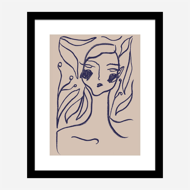 Gaia Blue Art Print