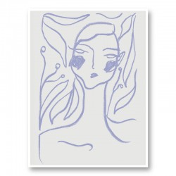 Gaia Lilac Art Print