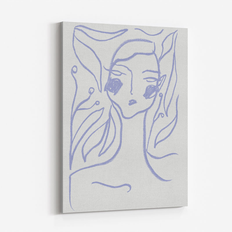 Gaia Lilac Art Print Gaia Lilac Art Print