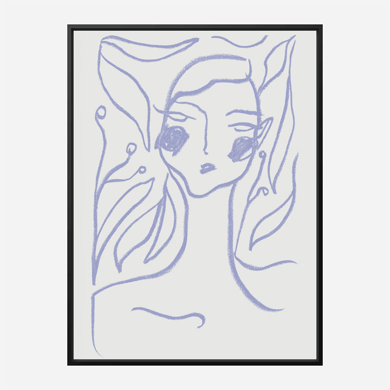 Gaia Lilac Art Print Gaia Lilac Art Print