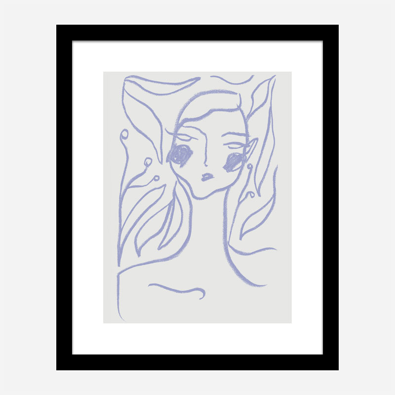 Gaia Lilac Art Print Gaia Lilac Art Print