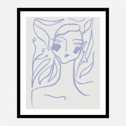 Gaia Lilac Art Print
