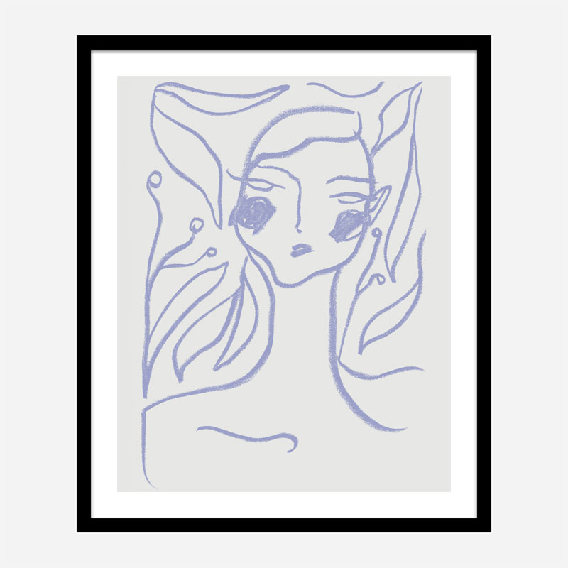 Gaia Lilac Art Print