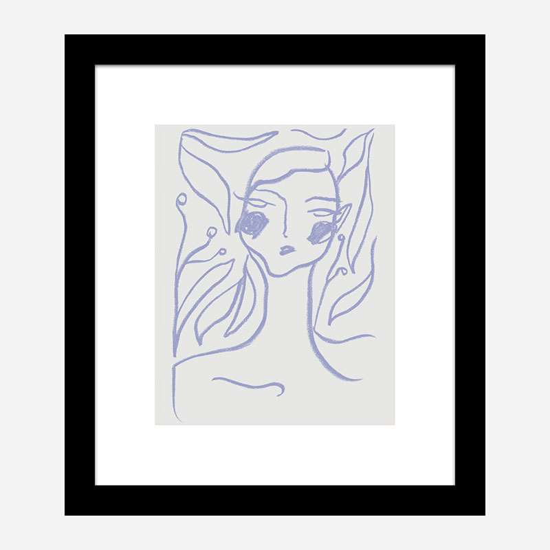 Gaia Lilac Art Print Gaia Lilac Art Print