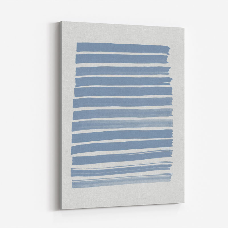 Blue Strokes Art Print