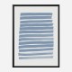 Blue Strokes Art Print Blue Strokes Art Print