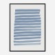 Blue Strokes Art Print Blue Strokes Art Print