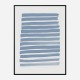 Blue Strokes Art Print Blue Strokes Art Print