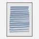Blue Strokes Art Print Blue Strokes Art Print