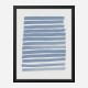 Blue Strokes Art Print Blue Strokes Art Print