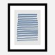 Blue Strokes Art Print Blue Strokes Art Print