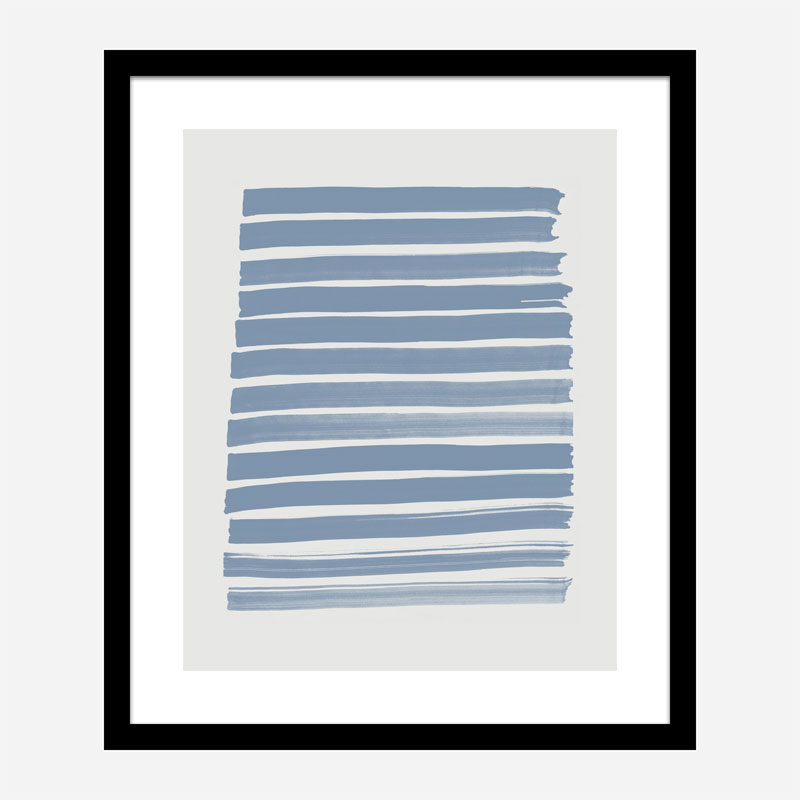 Blue Strokes Art Print Blue Strokes Art Print