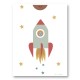 Solar Rocket Art Print