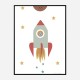 Solar Rocket Art Print Solar Rocket Art Print