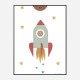 Solar Rocket Art Print Solar Rocket Art Print