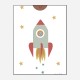 Solar Rocket Art Print Solar Rocket Art Print