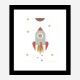 Solar Rocket Art Print