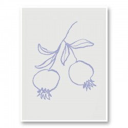 Pomegranate Lilac Art Print