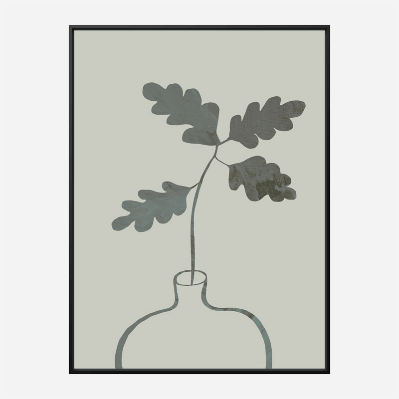 Green Oak Plant Art Print Green Oak Plant Art Print